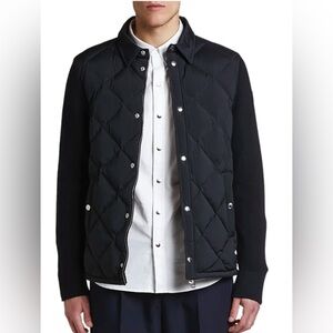 FINIAL SALE, NOT REFUNDABLE        Moncler
Men's Knitted-Back Zip-Front Cardigan